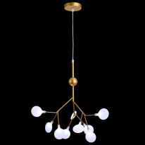 Подвесная люстра Natali Kovaltseva GRACE 75124/6С GOLD SATIN в интернет магазине Гет Лайт