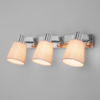 Фото Спот Eurosvet 20080/3 хром/бежевый