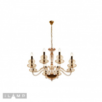 Подвесная люстра iLamp P9448-8 Gold в интернет магазине Гет Лайт