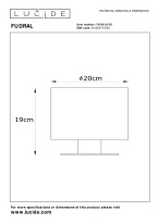 Цена на Настольная лампа LUCIDE 74515/81/30