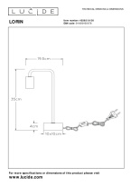 Купить с доставкой по Москве и России Настольная лампа LUCIDE 45565/01/30
