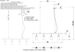 Подвесная люстра Crystal Lux CLT 015C4 L800 BL Цена на Подвесная люстра Crystal Lux CLT 015C4 L800 BL