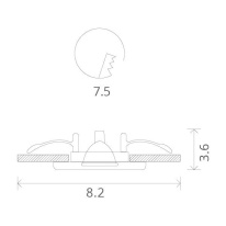 Купить Влагозащищенный светильник ARTE Lamp A5440PL-1WH