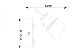 Купить Спот ARTE Lamp A1906AP-1WH