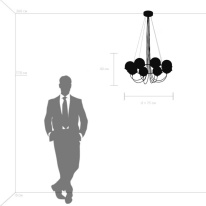Купить с доставкой по Москве и России Подвесная люстра Lightstar 803283