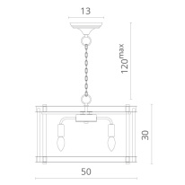 Купить с доставкой по Москве и России Подвесная люстра Divinare 8101/02 SP-8