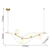 Купить с доставкой по Москве и России Подвесная люстра F-Promo 4059-4P