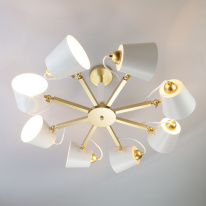 Купить Люстра на штанге Eurosvet 70083/8 золото