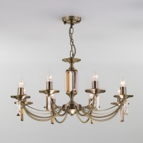 Фото Подвесная люстра Eurosvet 60087/8 античная бронза