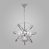 Цена на Подвесная люстра Eurosvet 60139/6 хром