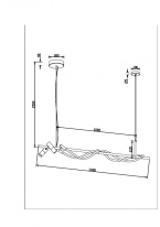 Подвесной светильник Maytoni MOD166PL-L30GB3K в интернет магазине Гет Лайт