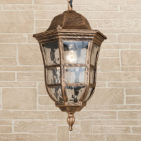 Цена на Подвесной уличный светильник Elektrostandard Dorado H черное золото (GL 1013H)