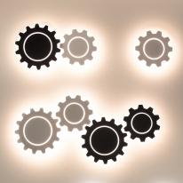 Купить Детское бра Elektrostandard Gear M LED черный (MRL LED 1095)