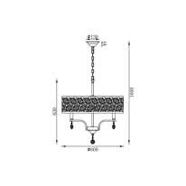 Купить с доставкой по Москве и России Подвесная люстра Vele Luce VL3216P06