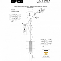 Подвесной светильник iLamp P7555-1 CR Купить Подвесной светильник iLamp P7555-1 CR