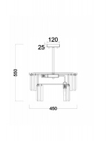 Цена на Люстра на штанге Freya FR11001PL-08CH