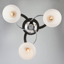 Цена на Накладная люстра Eurosvet 9654/3 хром/венге