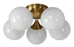 Фото Накладная люстра Crystal Lux SUITE PL5 BRONZE