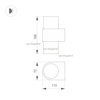 Бра Arlight 033555 в интернет магазине Гет Лайт