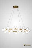 Фото Подвесная люстра AM Group AM470 D1000 POLISHED GOLD