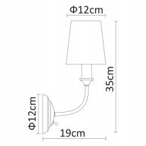 Цена на Бра ARTE Lamp A9022AP-1CC