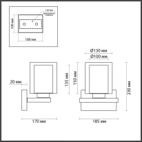Бра LUMION 6524/1W Купить Бра LUMION 6524/1W
