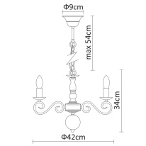 Цена на Подвесная люстра ARTE Lamp A1129LM-5WH