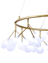 Цена на Подвесная люстра Natali Kovaltseva GRACE 75125/8С GOLD SATIN