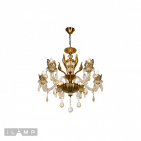 Подвесная люстра iLamp 61078-6 BR Подвесная люстра iLamp 61078-6 BR в интернет магазине Гет Лайт