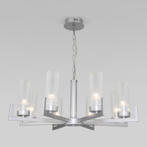 Фото Подвесная люстра Eurosvet 60133/8 серебро