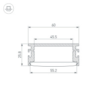 Купить Профиль Arlight 046413