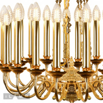 Купить Подвесная люстра iLamp MD8551-20 GD