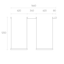 Цена на Трек-система Denkirs DK55SET04-01-DB
