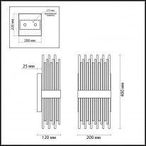 Бра Odeon Light 4722/4W Цена на Бра Odeon Light 4722/4W