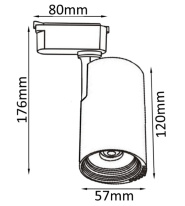 Купить Светильник на шине Crystal Lux CLT 0.31 007 10W BL