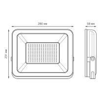 Купить с доставкой по Москве и России Прожектор Gauss 613100150P