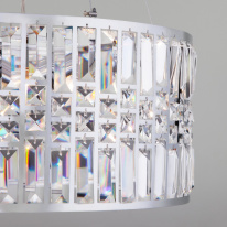 Подвесная люстра Eurosvet 10125/5 хром/прозрачный хрусталь Strotskis Smart (10116/5) в интернет магазине Гет Лайт