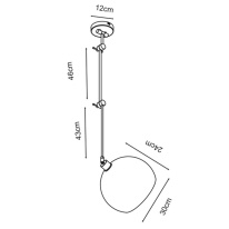 Купить Подвесной светильник ARTE Lamp A1733SP-1SS