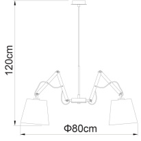 Каскадная люстра ARTE Lamp A5700LM-5WH Каскадная люстра ARTE Lamp A5700LM-5WH в интернет магазине Гет Лайт
