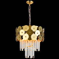 Каскадная люстра Natali Kovaltseva BEYOND 76015/5C GOLD в интернет магазине Гет Лайт