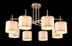 Купить с доставкой по Москве и России Люстра на штанге Crystal Lux SERGIO PL8 GOLD