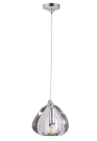Подвесной светильник Crystal Lux VERANO SP1 TRANSPARENT Фото Подвесной светильник Crystal Lux VERANO SP1 TRANSPARENT