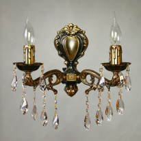 Фото Бра AMBIENTE by BRIZZI 2128/2 PB Tear Drop