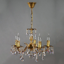 Фото Подвесная люстра AMBIENTE by BRIZZI 2226/5 AB Tear Drop