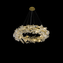 Подвесная люстра iLamp 9065-D1000 GD Фото Подвесная люстра iLamp 9065-D1000 GD