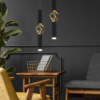 Цена на Подвесной светильник Eurosvet 50191/1 LED черный/золото