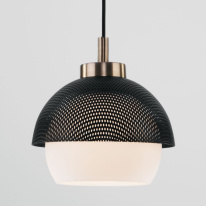 Фото Подвесной светильник Eurosvet 50106/1 античная бронза/черный