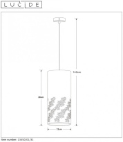 Подвесной светильник LUCIDE 13450/01/31 в интернет магазине Гет Лайт