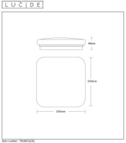 Цена на Накладной светильник LUCIDE 79198/32/61