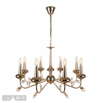 Цена на Подвесная люстра iLamp 1020-8GD